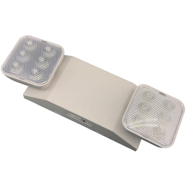 LED Emergency Light with Battery Backup, Adjustable Light Heads, Emergency Exit Lights for Home Power Failure, High Light Output for Commercial Hallways, Stairways, Fire Resistant