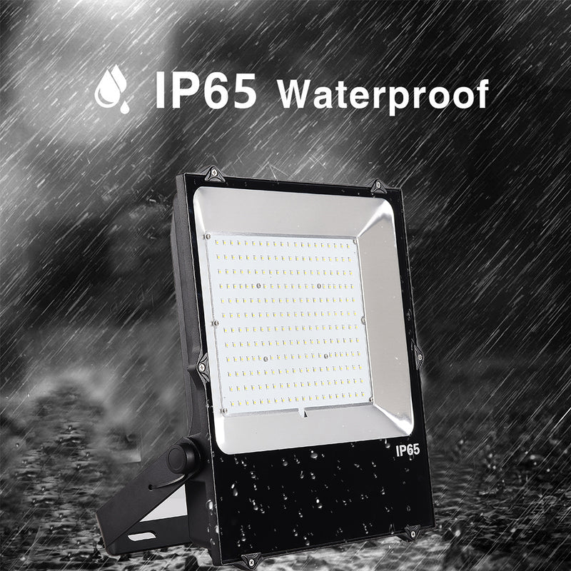 80W LED Flood Light-10800LM 5000K Daylight-150W-250W MH/HPS Equiv-IP65 Waterproof-Outdoor Security Floodlights-ETL DLC