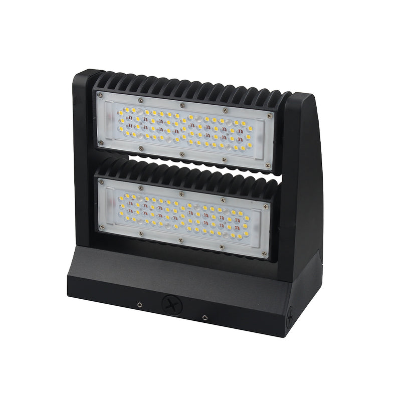 40W Rotatable LED Wall Pack Light-5,200 Lumens-120W Metal Halide Equivalent-5000K