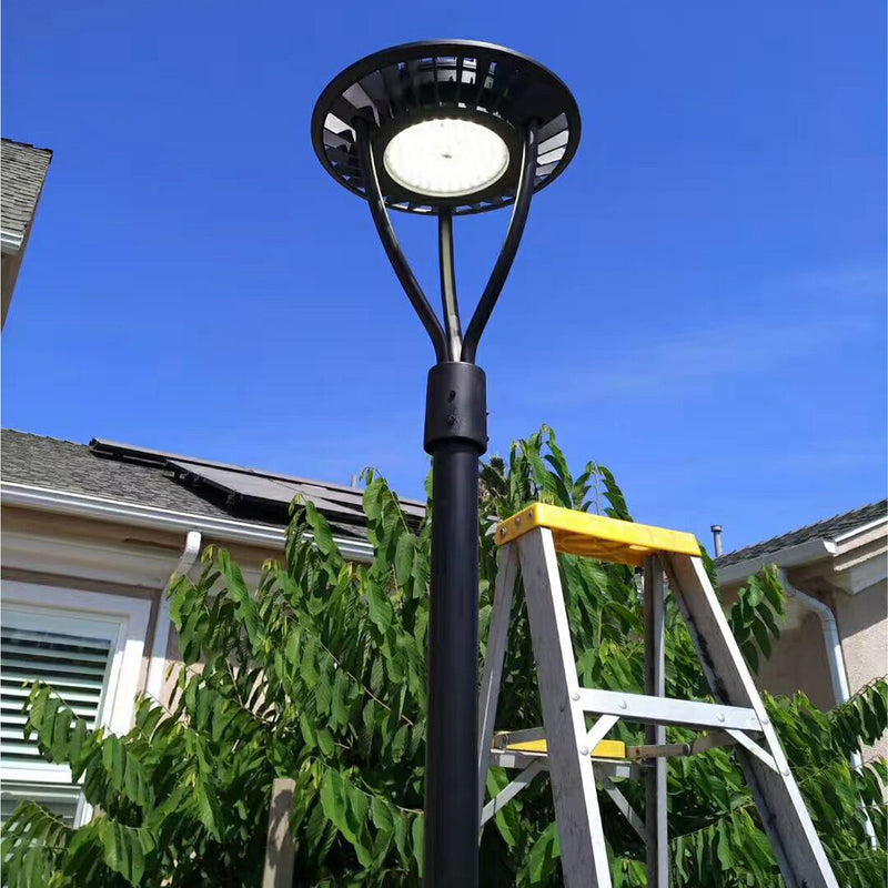 LED Post Top Light-20W/30W/40W/60W Selectable-CCT 3000K/4000K/5000K Selectable-Outdoor Waterproof-Compatible Photocell-5 Years Warranty