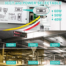 TANLITE 4FT LED Vapor Tight Light,Wattage 30W/40W 60W CCT 3000K/4000K/5000K LED Vapor Proof 4ft Light Fixture for Cold Storage Facilities, Car Washes, Parking Garages, UL Listed