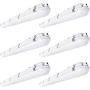 TANLITE 4FT LED Vapor Tight Light,Wattage 30W/40W 60W CCT 3000K/4000K/5000K LED Vapor Proof 4ft Light Fixture for Cold Storage Facilities, Car Washes, Parking Garages, UL Listed