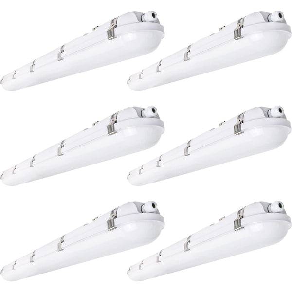 TANLITE 4FT LED Vapor Tight Light,Wattage 30W/40W 60W CCT 3000K/4000K/5000K LED Vapor Proof 4ft Light Fixture for Cold Storage Facilities, Car Washes, Parking Garages, UL Listed
